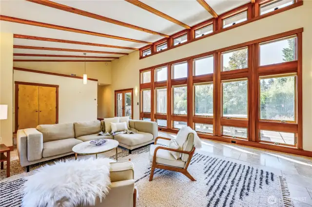 Large open living room