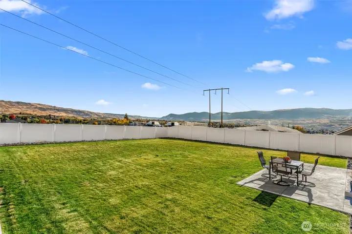 Views to the Southeast offer a great space for entertaining guests.