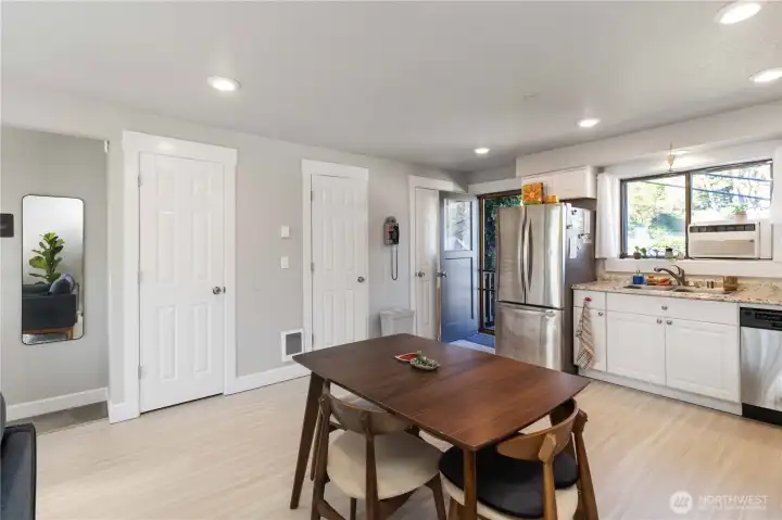 Two Large Closets for Storage/Pantry Space