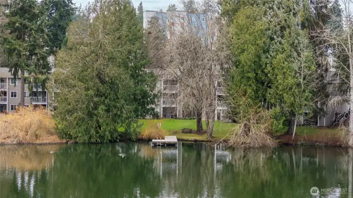 Simply stunning location right on Echo Lake with private community waterfront, park & dock.