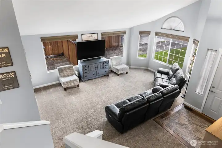 Vaulted Ceilings above Great Room