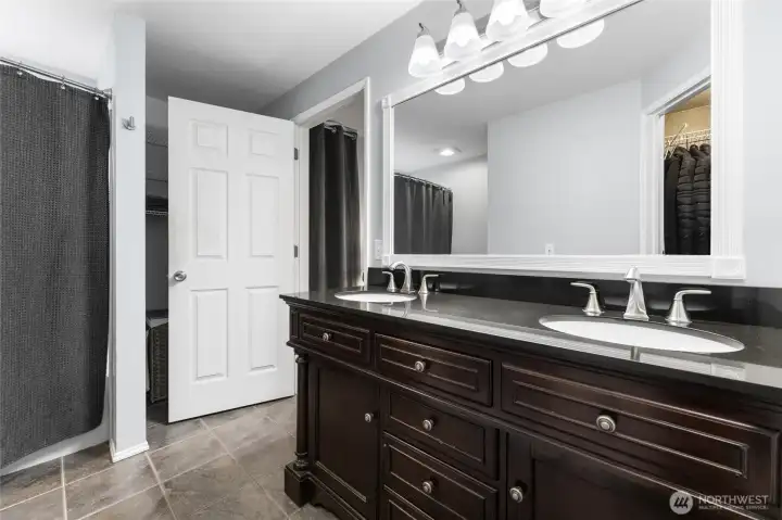 Main Level Primary Bathroom Dual Sinks