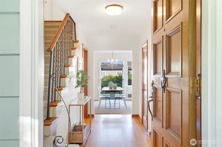 Entry on the main level