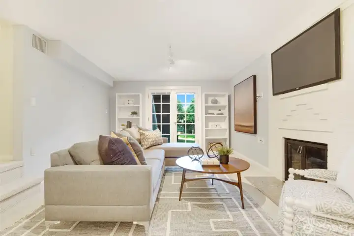 Lower level media room