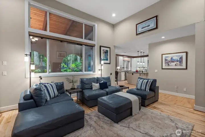 family room, so cozy