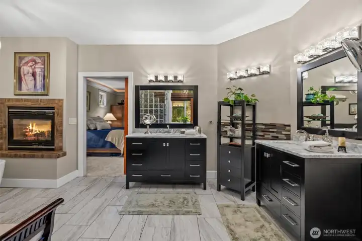 Updated primary bathroom