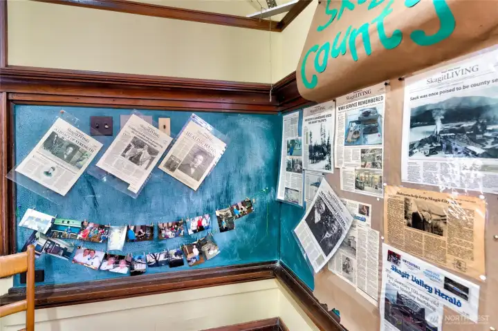 Community history bulletin boards