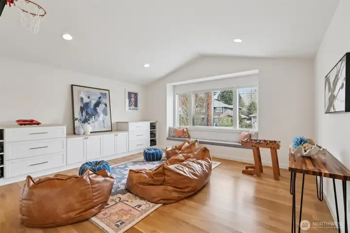 Upstairs family room