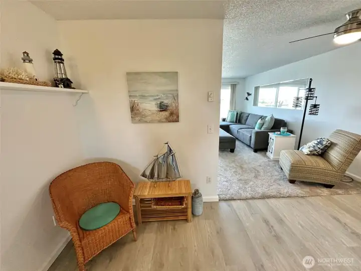 Little reading knook at top of stairs