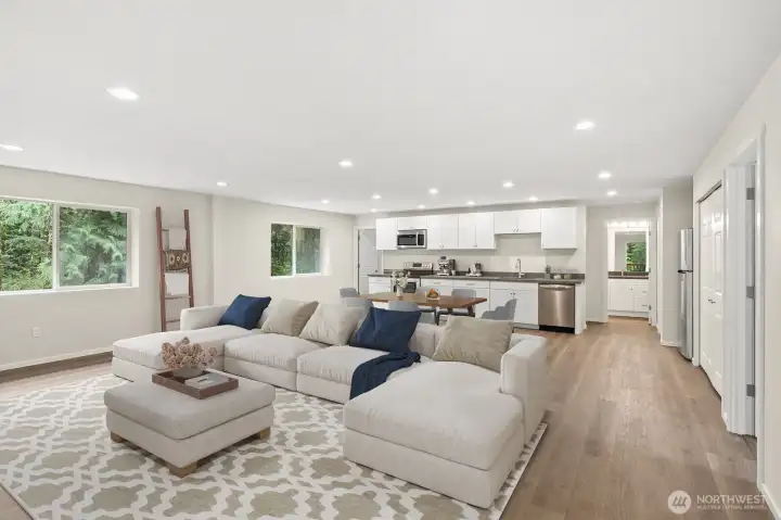 VIRTUALLY STAGED DADU.  NEW construction, new applainces