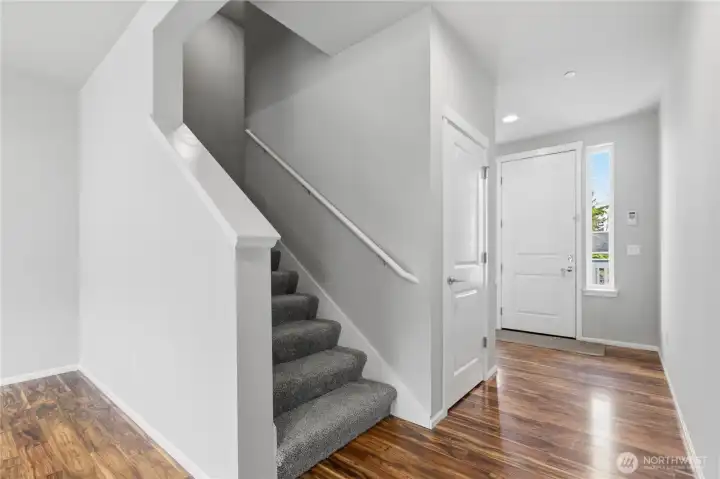 To the upper levels.