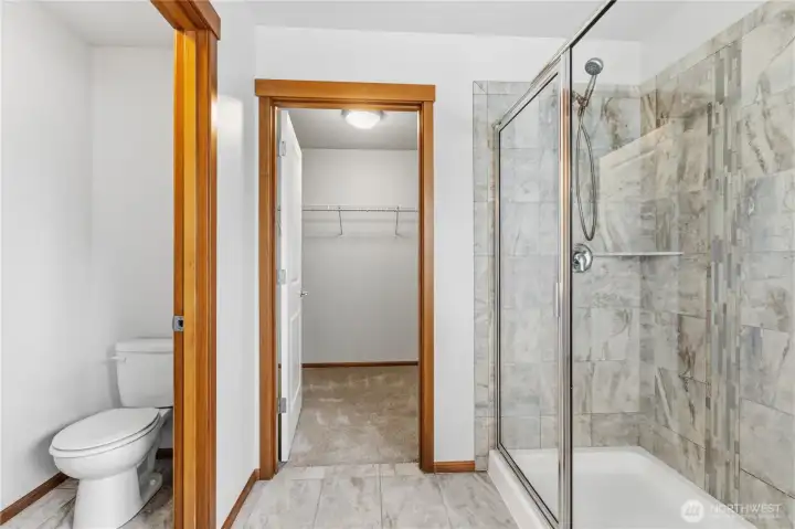 Primary bathroom. Shower.