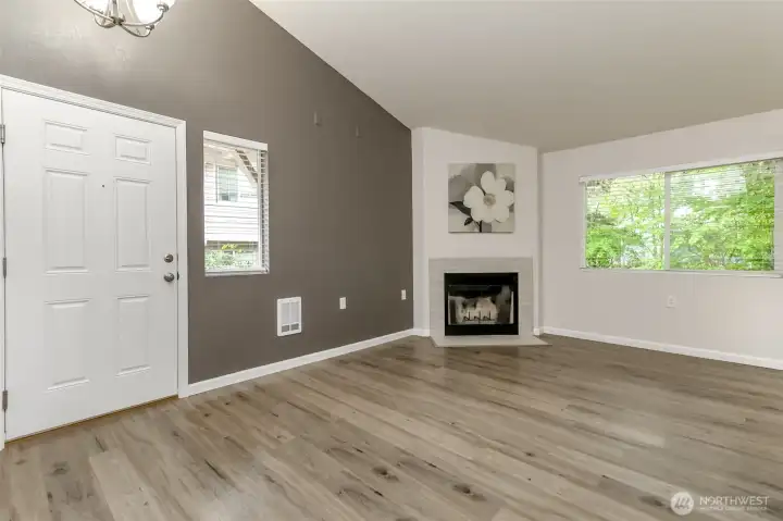 Living Room with Fireplace