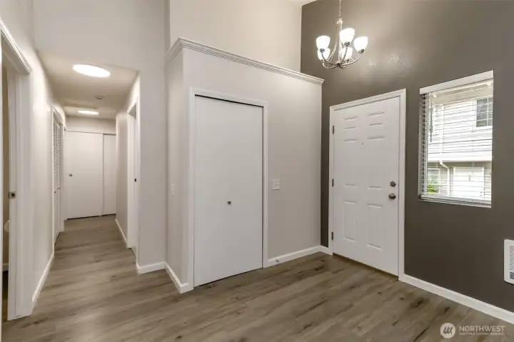 Front Closet and Hallway