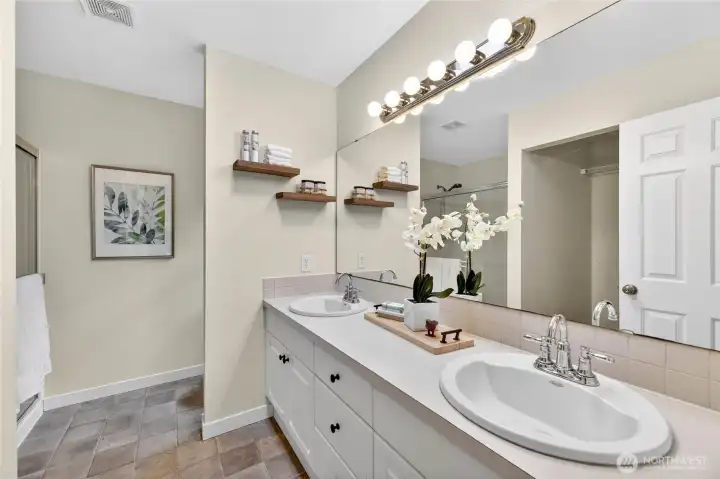 Primary suite bathroom