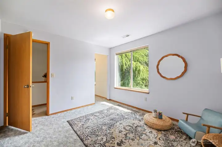 Bedroom 3 is larger than average with walk in closet