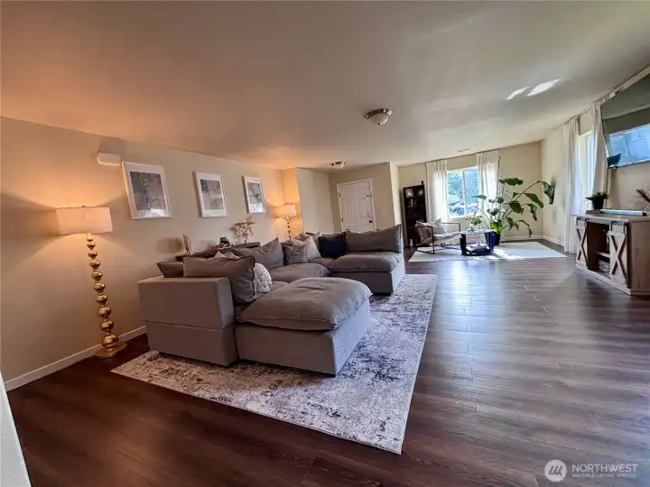Living area with front sitting area