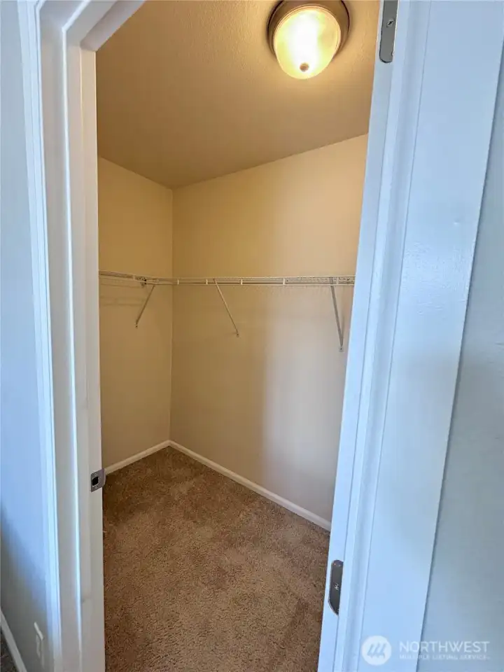 Guest Room walk in closet