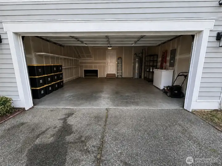 Spacious 2 Car Garage