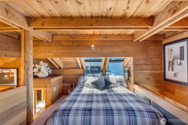 Primary bedroom perched at the top!