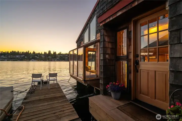 AIA award-winning home positioned at the end of the dock for maximum water enjoyment and views!