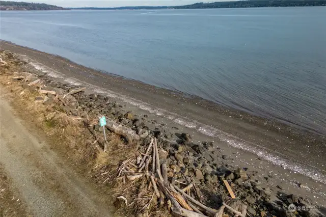 A short stroll down the street you'll have access to Hood Canal with Trails End Association!