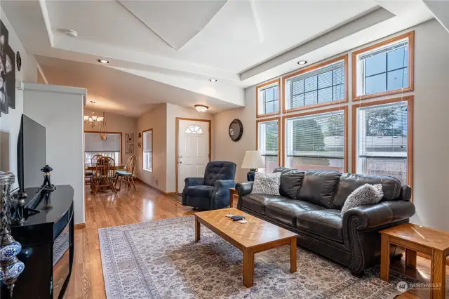 Sunlit living room