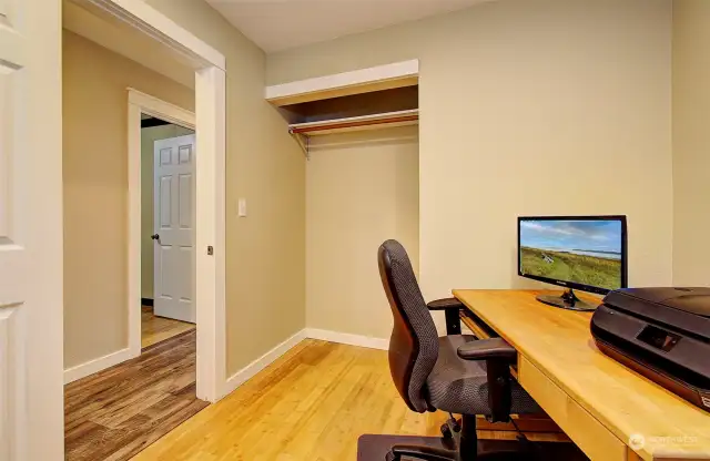 Bedroom #3 perfect for office, window faces home #2