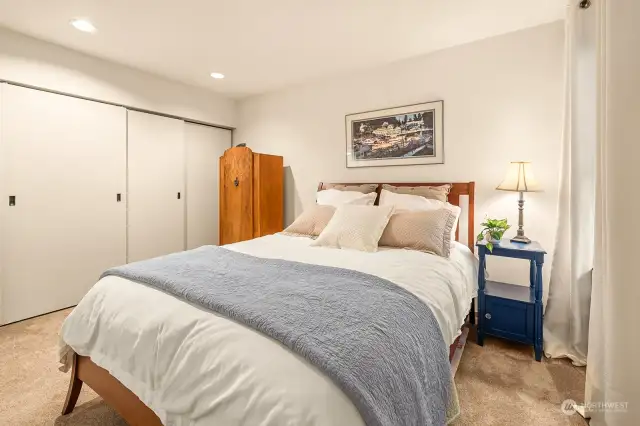 Guest Bedroom retains its privacy from the Primary Bedroom