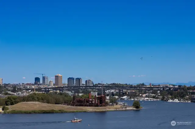 Blue Angels in the distance