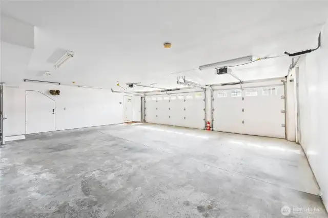 4 Car garage under main house