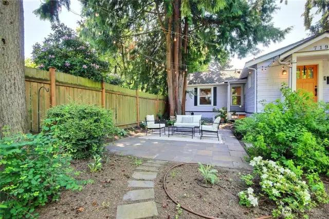 Thousands were spent on meticulous landscaping