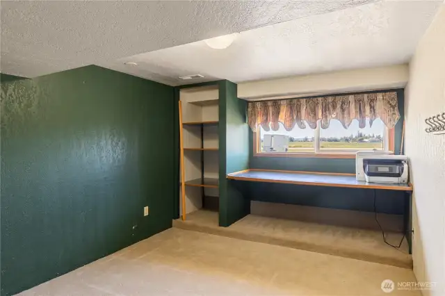 Office space on the lower floor.