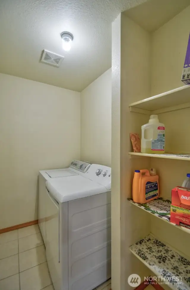 Laundry room.