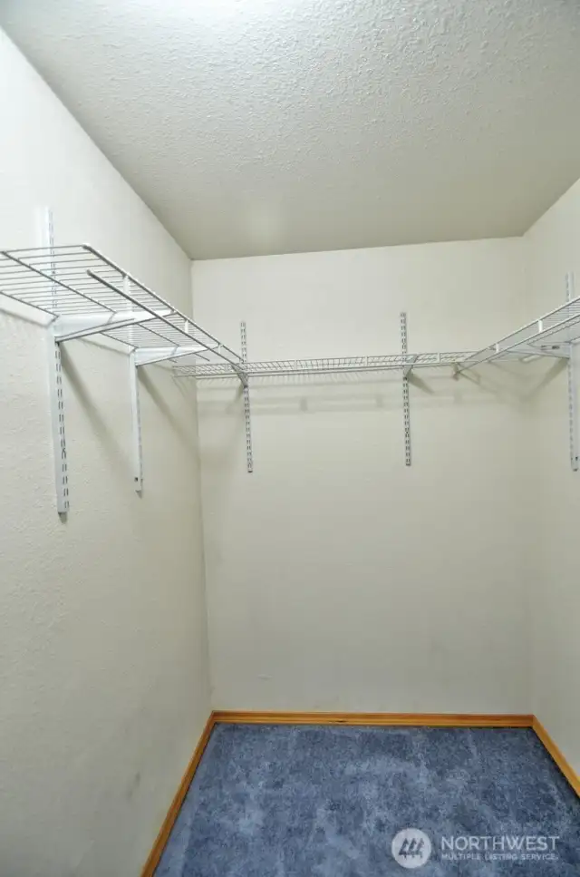 Primary closet.