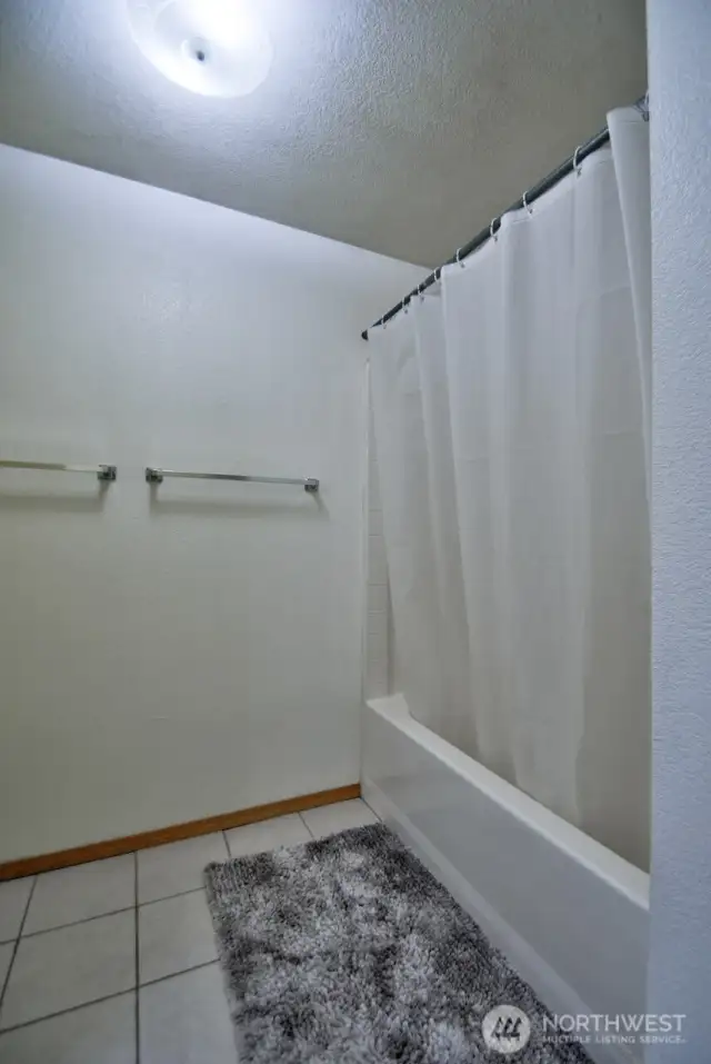 Main bath tub/shower.