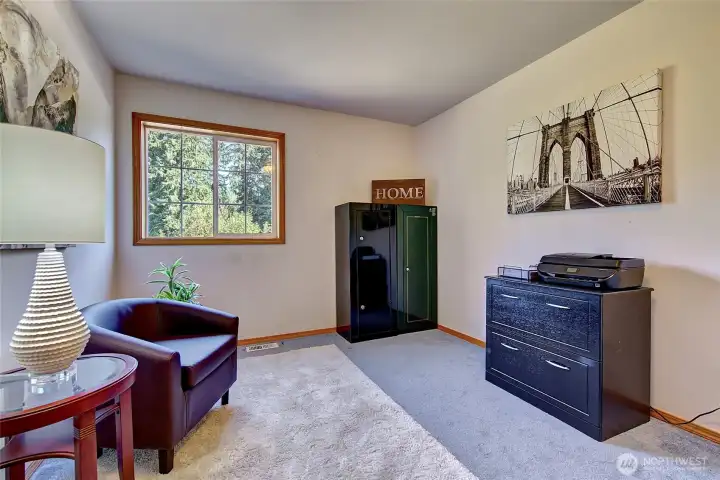 Guest Bedroom #3 could be a perfect space for an at-home office!