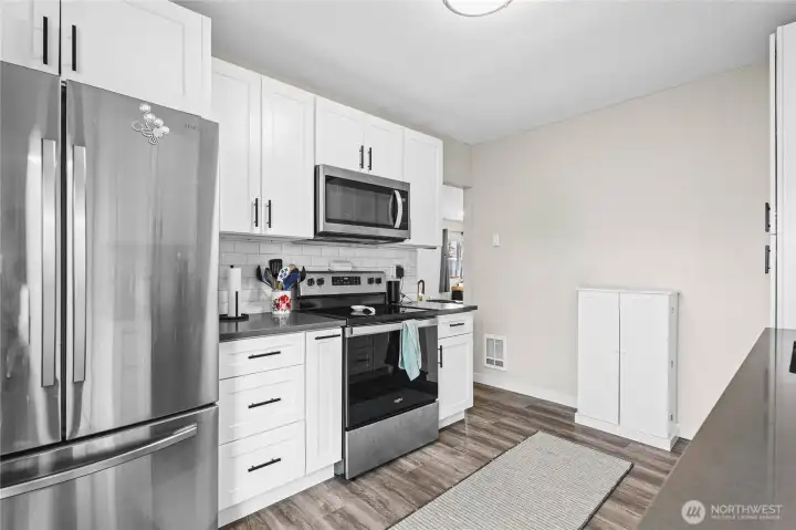 All New Stainless Steel Appliances