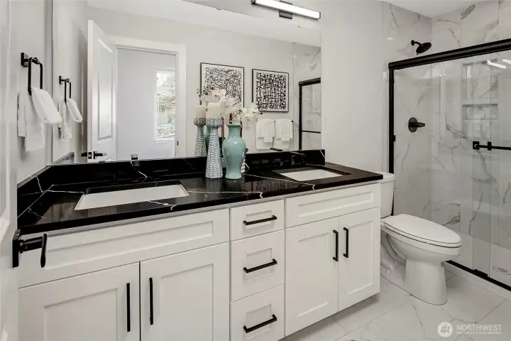 Luxury Primary Bathroom (photos from model home)
