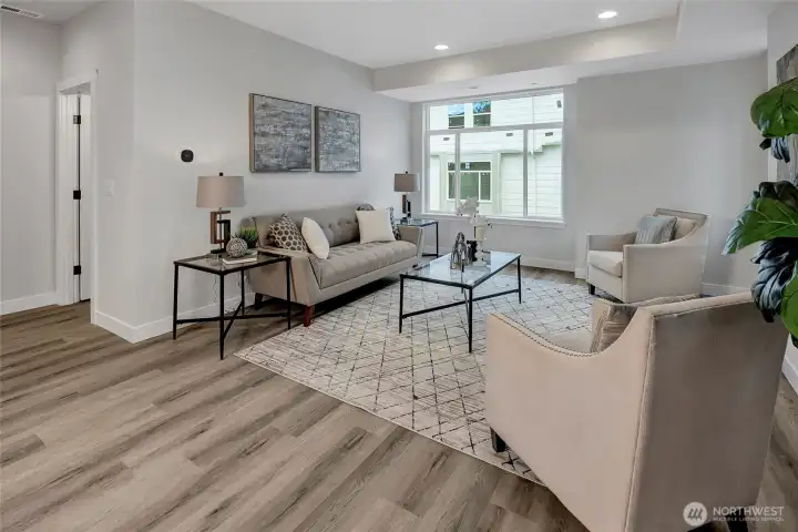 Big living room for gatherings