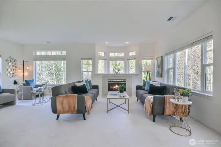 New carpeting throughout. Oversized LR with flexible spaces.