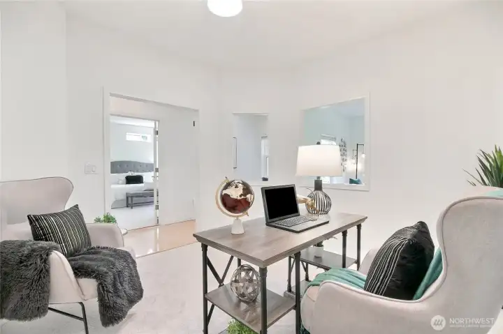 Den/office/media room just off main living area