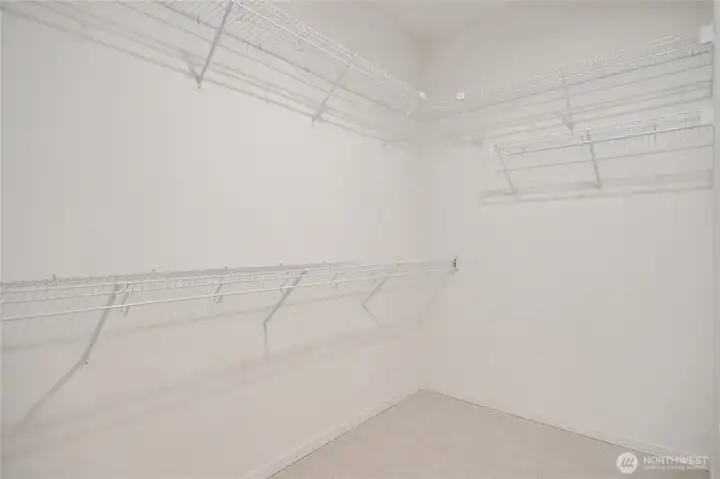 Primary large walk-in closet