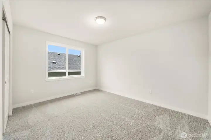 Bed 3. Photos of a previously completed home. Actual colors and finishes may vary. See site agent for details.