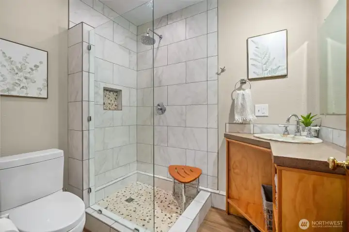 Bathroom lower level