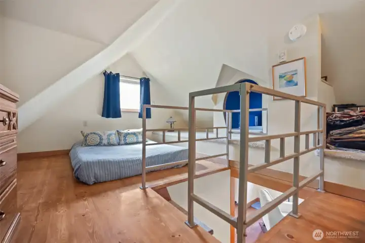 Cottage loft bedroom