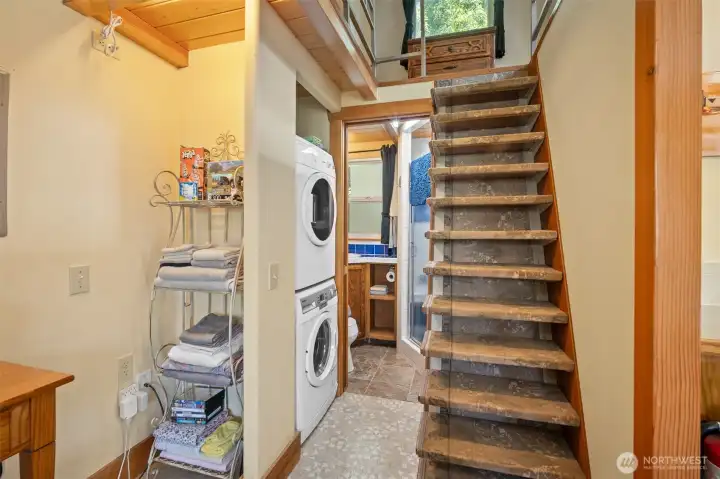 Stairs to loft cottage
