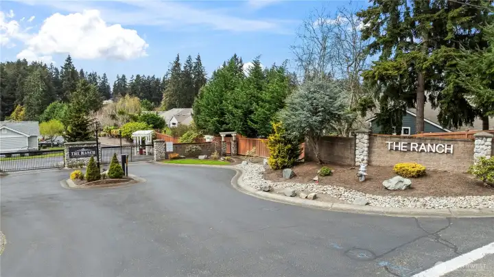 Well-managed HOA with dues of $500 (increasing to $600 May 1) covering exterior and common area maintenance and gated entry.