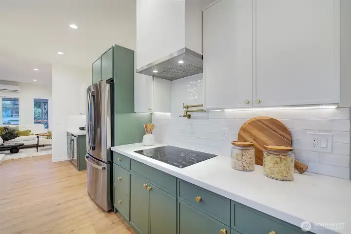 Smart appliances and under cabinet lighting