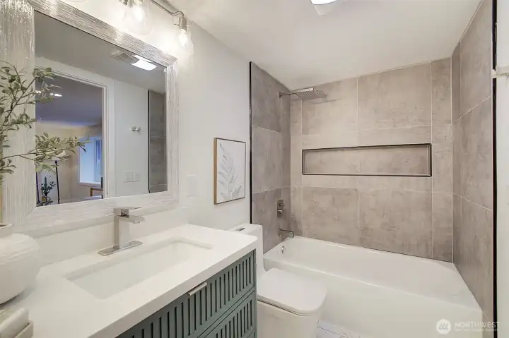 ADU full bathroom, fully remodeled
